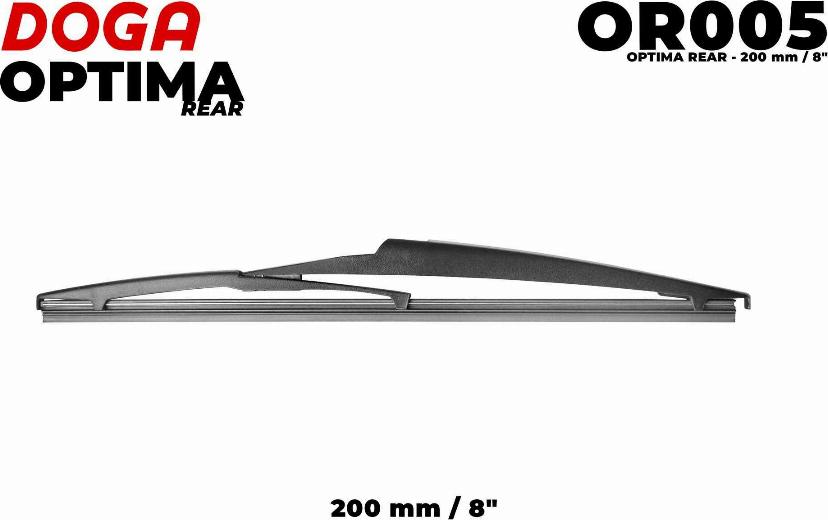 DOGA OR005 - Stikla tīrītāja slotiņa www.autospares.lv