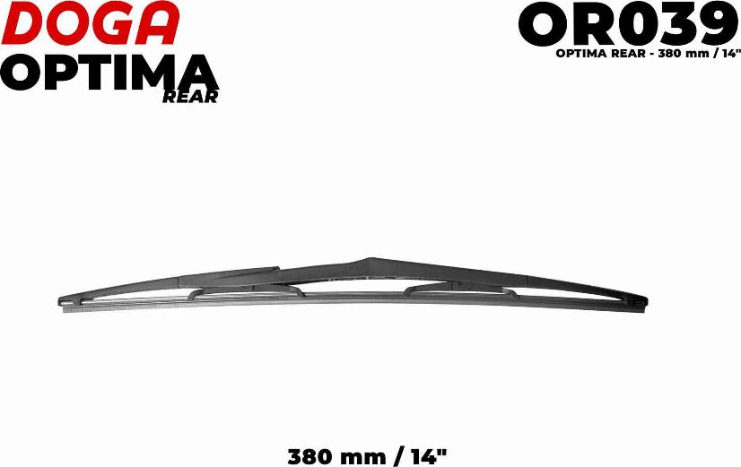 DOGA OR039 - Stikla tīrītāja slotiņa www.autospares.lv