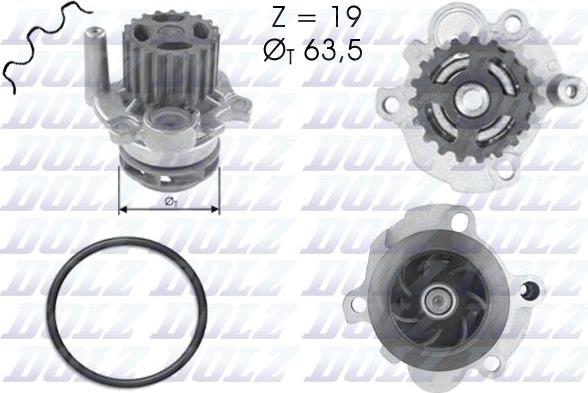 DOLZ A193 - Ūdenssūknis www.autospares.lv