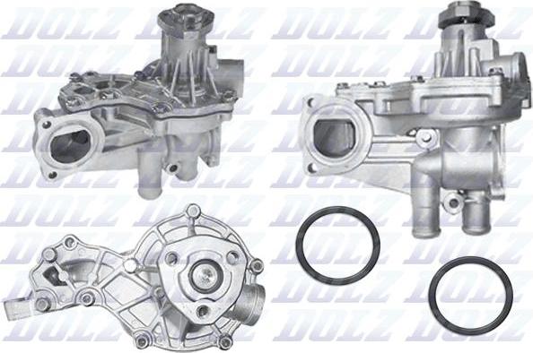 DOLZ A161RS - Water Pump www.autospares.lv