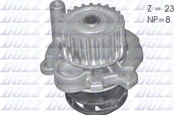 DOLZ A186 - Water Pump www.autospares.lv