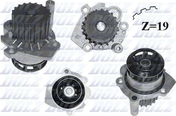 DOLZ A250 - Water Pump www.autospares.lv