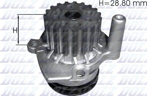 DOLZ A222 - Water Pump www.autospares.lv