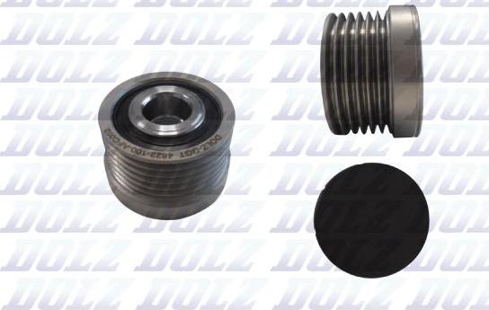 DOLZ AFC052 - Шкив генератора, муфта www.autospares.lv