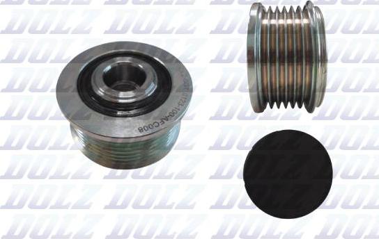 DOLZ AFC008 - Pulley, alternator, freewheel clutch www.autospares.lv