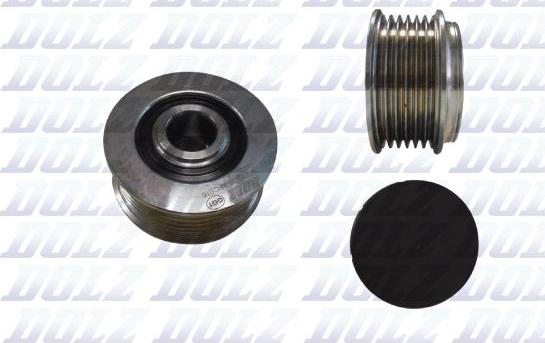 DOLZ AFC016 - Pulley, alternator, freewheel clutch www.autospares.lv