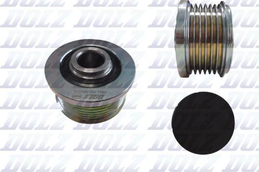 DOLZ AFC013 - Pulley, alternator, freewheel clutch www.autospares.lv