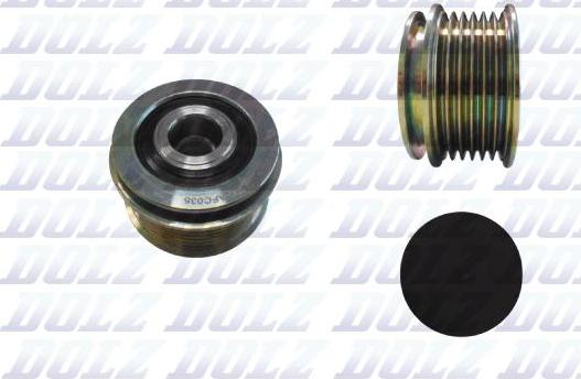 DOLZ AFC035 - Шкив генератора, муфта www.autospares.lv