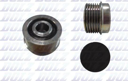 DOLZ AFC078 - Pulley, alternator, freewheel clutch www.autospares.lv