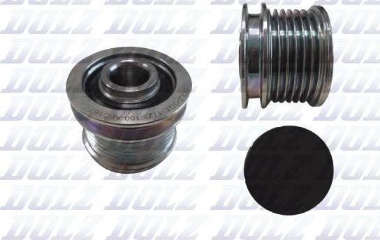 DOLZ AFC167 - Pulley, alternator, freewheel clutch www.autospares.lv