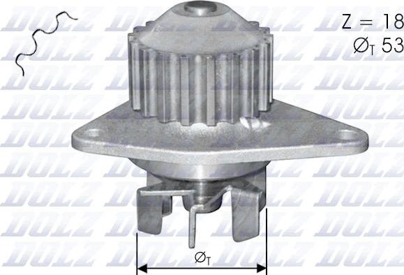 DOLZ C114 - Ūdenssūknis www.autospares.lv