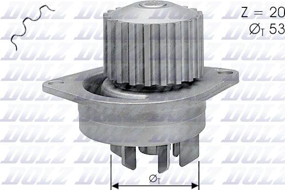 DOLZ C111 - Water Pump www.autospares.lv