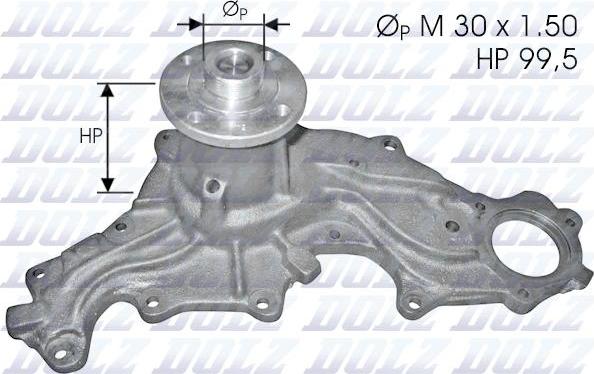 DOLZ F120 - Ūdenssūknis www.autospares.lv