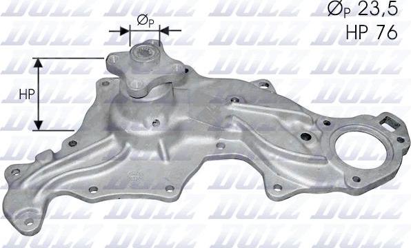 DOLZ F121 - Ūdenssūknis www.autospares.lv