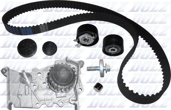 DOLZ KD046 - Water Pump & Timing Belt Set www.autospares.lv