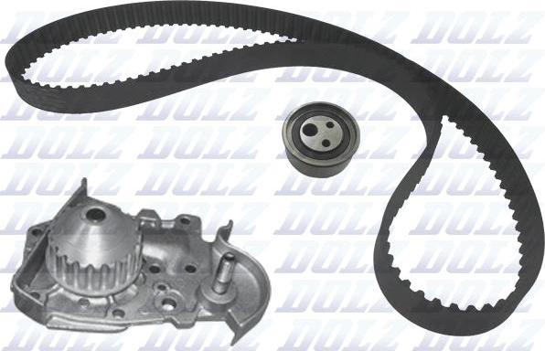 DOLZ KD066 - Водяной насос + комплект зубчатого ремня ГРМ www.autospares.lv