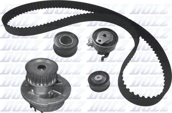 DOLZ KD067 - Water Pump & Timing Belt Set www.autospares.lv