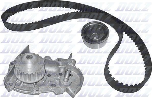 DOLZ KD001 - Водяной насос + комплект зубчатого ремня ГРМ www.autospares.lv