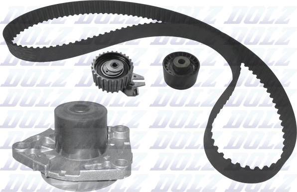 DOLZ KD084 - Водяной насос + комплект зубчатого ремня ГРМ www.autospares.lv