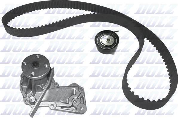 DOLZ KD070 - Водяной насос + комплект зубчатого ремня ГРМ www.autospares.lv