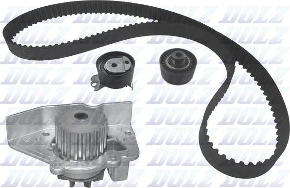 DOLZ KD071 - Водяной насос + комплект зубчатого ремня ГРМ www.autospares.lv