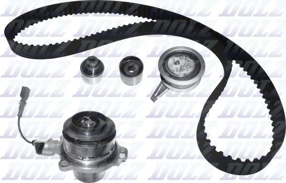 DOLZ KD153V - Water Pump & Timing Belt Set www.autospares.lv