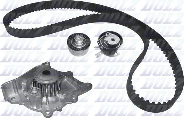 DOLZ KD163 - Water Pump & Timing Belt Set www.autospares.lv