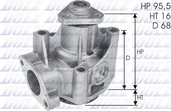 DOLZ L135 - Ūdenssūknis www.autospares.lv