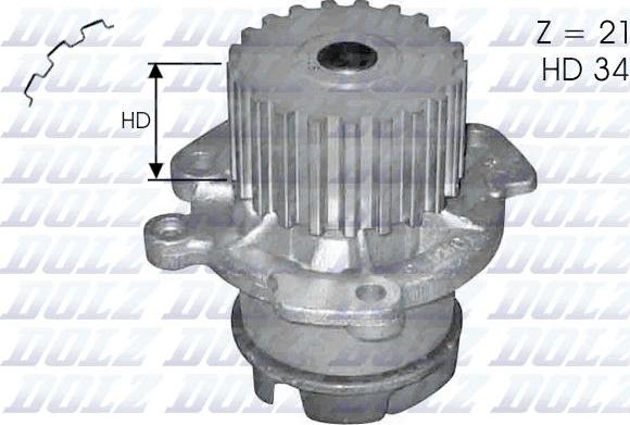 DOLZ L124 - Ūdenssūknis www.autospares.lv