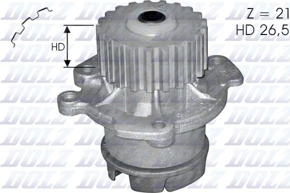 DOLZ L123 - Ūdenssūknis www.autospares.lv