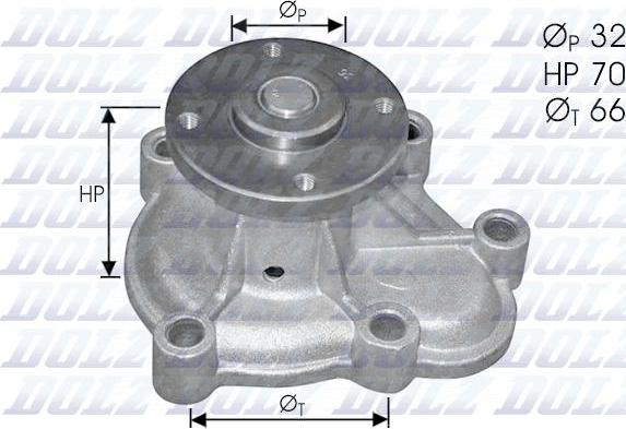 DOLZ O130 - Водяной насос www.autospares.lv