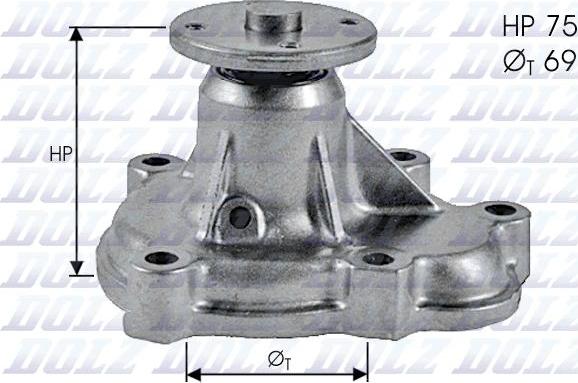 DOLZ O132 - Водяной насос www.autospares.lv