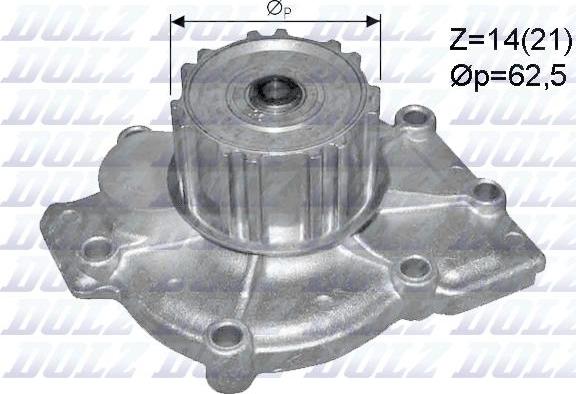 DOLZ R299 - Ūdenssūknis www.autospares.lv