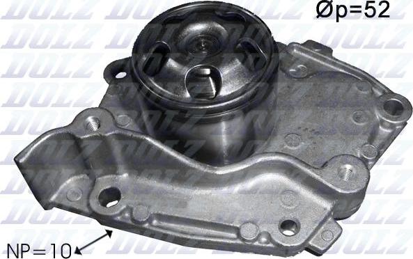 DOLZ R234 - Водяной насос www.autospares.lv