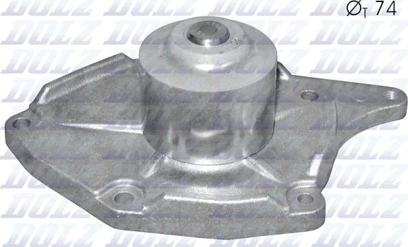 DOLZ R227 - Water Pump www.autospares.lv