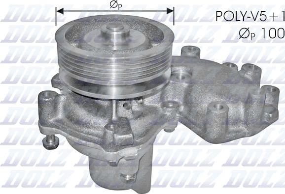 DOLZ S165 - Ūdenssūknis www.autospares.lv