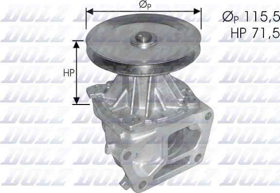 DOLZ S136 - Ūdenssūknis www.autospares.lv