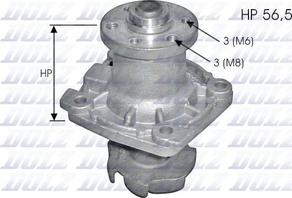 DOLZ S138 - Ūdenssūknis www.autospares.lv