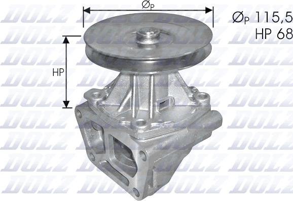 DOLZ S129 - Ūdenssūknis www.autospares.lv