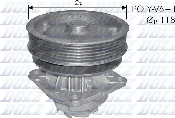 DOLZ S224 - Ūdenssūknis autospares.lv