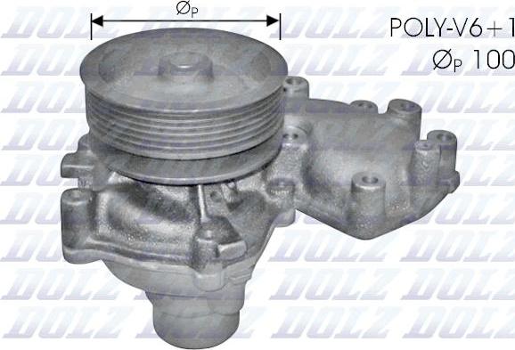 DOLZ S227 - Ūdenssūknis www.autospares.lv