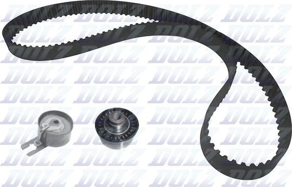 DOLZ SKD016 - Комплект зубчатого ремня ГРМ www.autospares.lv