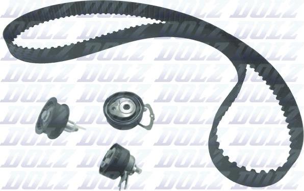 DOLZ SKD080 - Комплект зубчатого ремня ГРМ www.autospares.lv