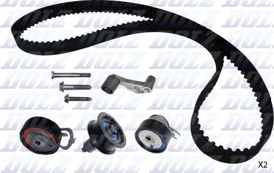 DOLZ SKD035 - Timing Belt Set www.autospares.lv