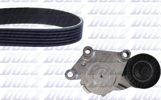 DOLZ SKD195A - Timing Belt Set www.autospares.lv