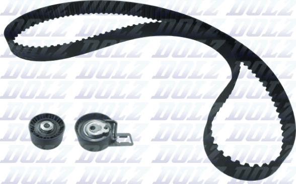 DOLZ SKD160 - Комплект зубчатого ремня ГРМ www.autospares.lv