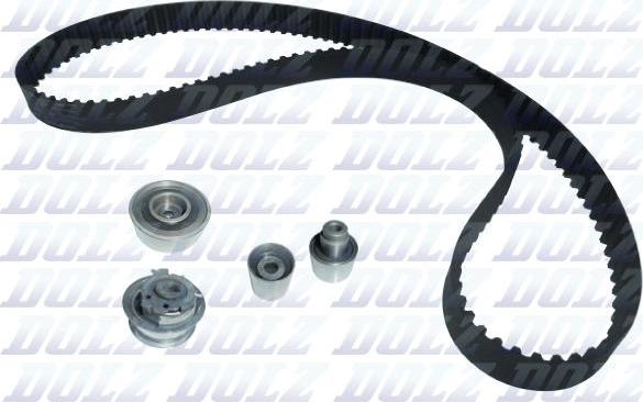 DOLZ SKD100 - Комплект зубчатого ремня ГРМ www.autospares.lv