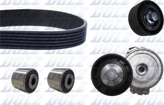 DOLZ SKD210A - Комплект зубчатого ремня ГРМ www.autospares.lv