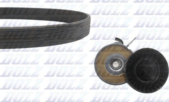 DOLZ SKD224A - Комплект зубчатого ремня ГРМ www.autospares.lv