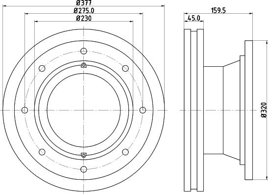 DON CVD598 - Bremžu diski autospares.lv